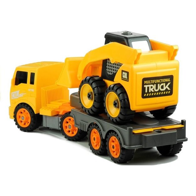 Dvi statybinės transporto priemonės įrankiams išardyti 8