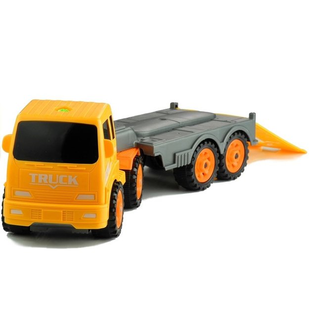 Dvi statybinės transporto priemonės įrankiams išardyti 14