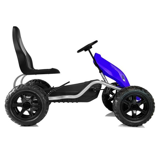 Pedal Gokart B012 Inflatable Wheels Blue