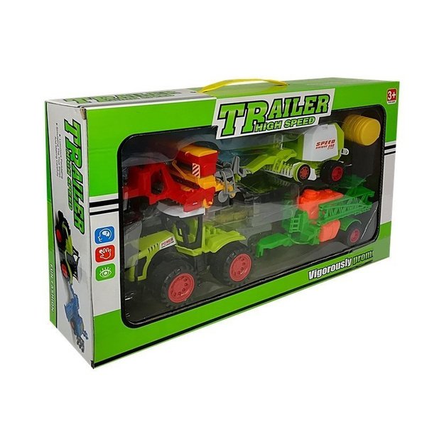 Transporto priemonių rinkinys Ūkininkas traktorius 1