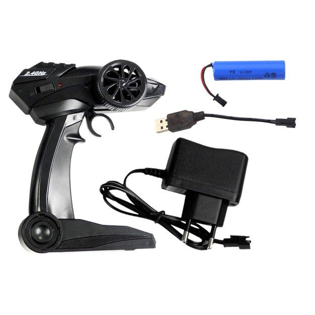 R/C automobilis-monstras Jeep 1:18 Auksinis 5