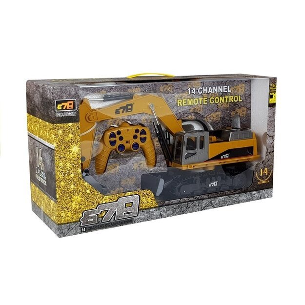 Ekskavatoriaus R/C radijo valdiklis 2.4G su žibintais 6