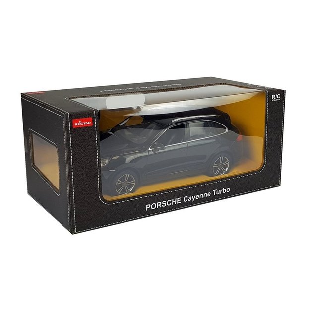 Porsche Cayenne Turbo Remote Controlled RC Rastar Black 1:14