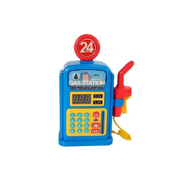 Degalinė su automobilių šviesomis ir garsu 1