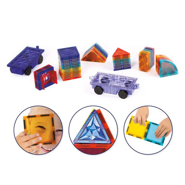 LUDI magnetinis konstruktorius su ratais 9