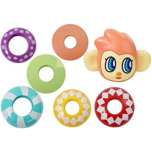 Mokomoji beždžionių piramidė su garsais, mokymasis skaičių 1