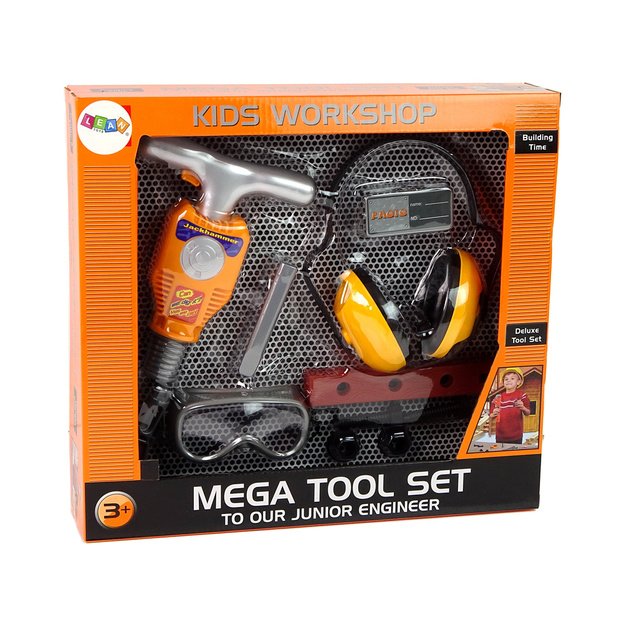 Tool set for a little builder jackhammer. 1