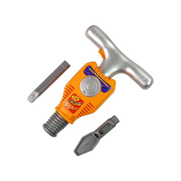 Tool set for a little builder jackhammer. 4