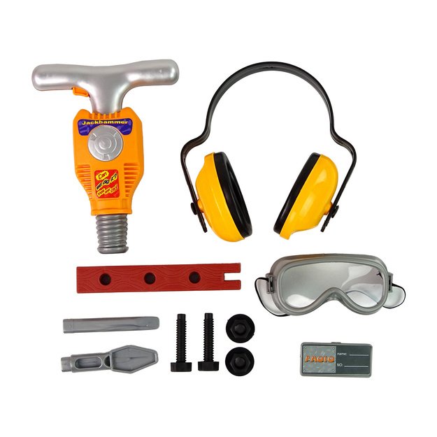 Tool set for a little builder jackhammer. 3