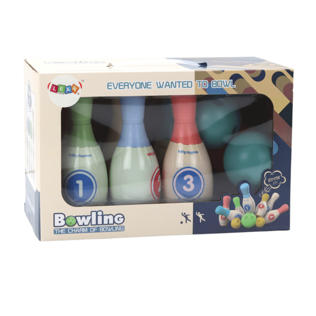 Arcade Game Set of 6 Colorful Bowling Pins 3