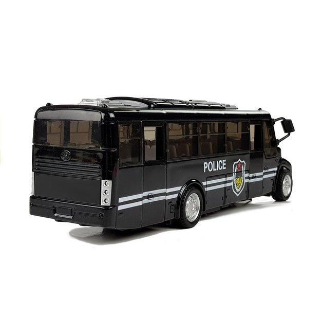 JUODAS POLICIJOS AUTOBUSAS SU SIRENOS GARSU 2