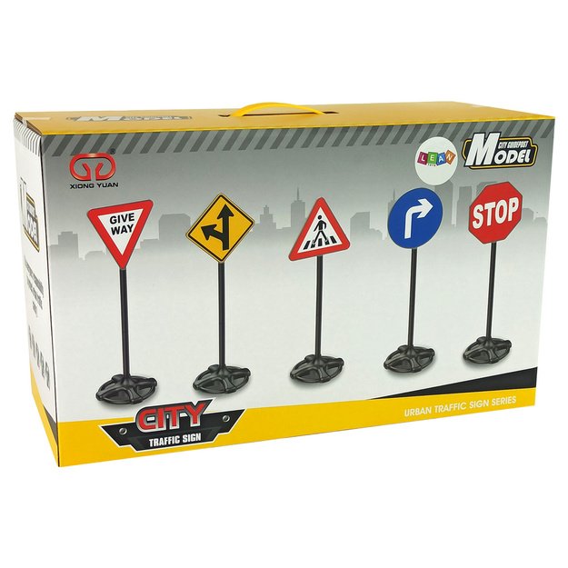 Didelis mokomųjų kelio ženklų rinkinys 82 cm 4