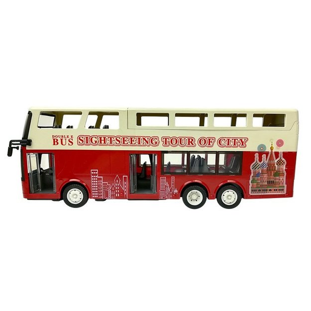Remotely Controlled Double Decker Bus R/C 2.4G 1:18 4