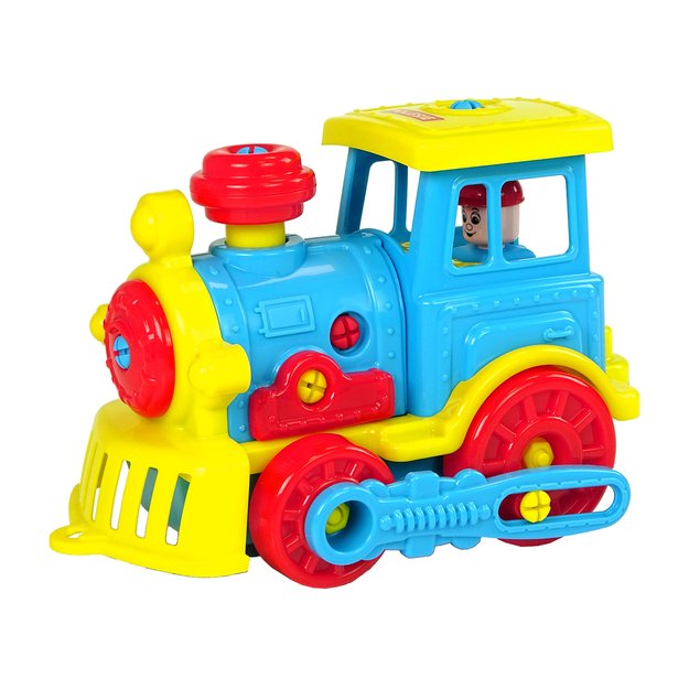Train Turning Block DIY  48 Pieces 84842