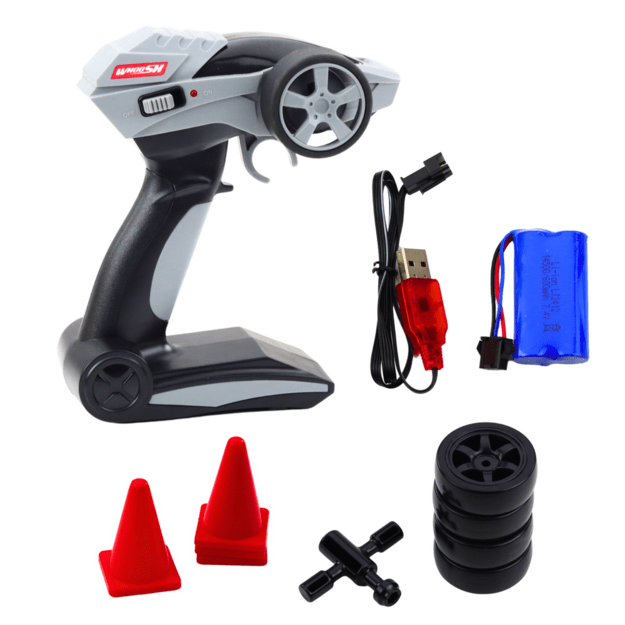 Nuotoliniu būdu valdoma lenktyninė RC mašina su drift funkcija  Blue 30km/h 1:16 3