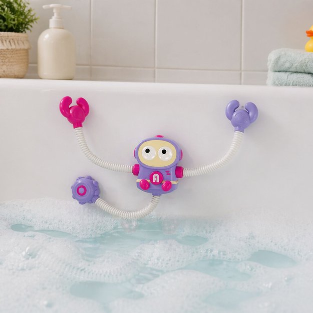 Bathing Water Toy Cosmonaut Teddy Bear Battery Shower