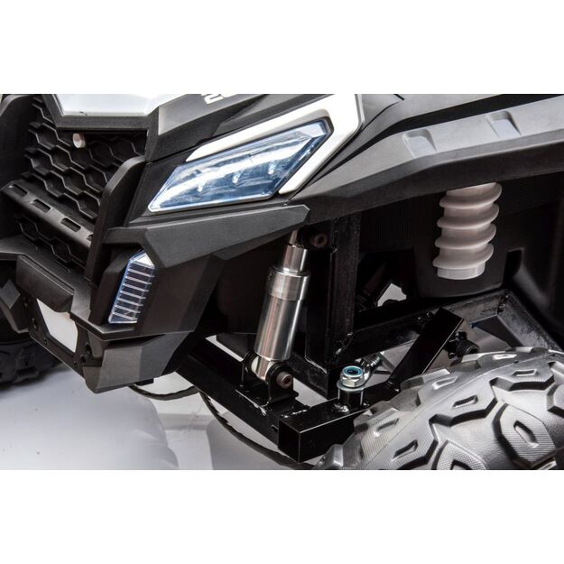 Elektrinis pasivažinėjimo bagis A033 4x4 24V baltos spalvos 18