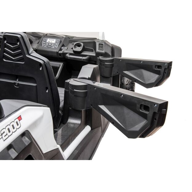 Elektrinis pasivažinėjimo bagis A033 4x4 24V baltos spalvos 23