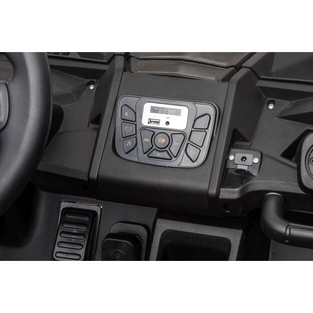 Elektrinis pasivažinėjimo bagis A033 4x4 24V baltos spalvos 21