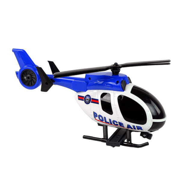 Sraigtasparnis Auto policijos transporto priemonių rinkinys Garsas 4