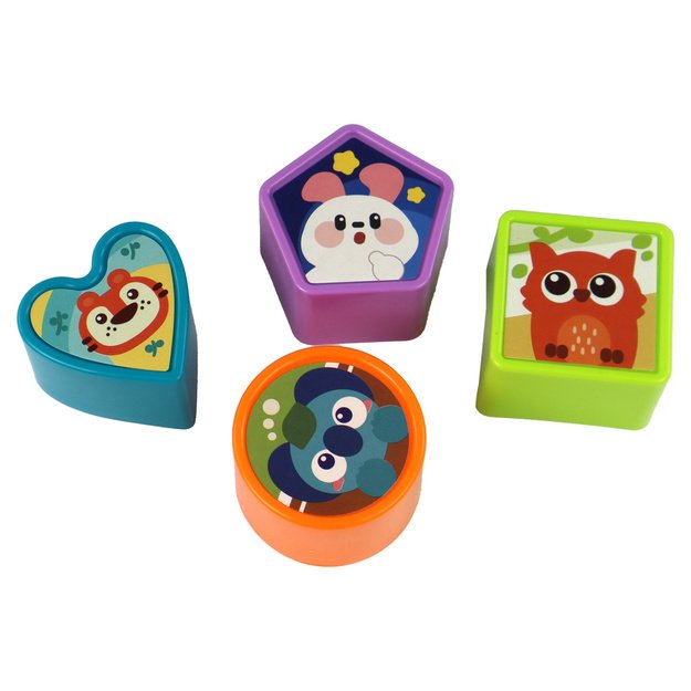 Blue Interactive Push Walker Walker With Educational Board 5