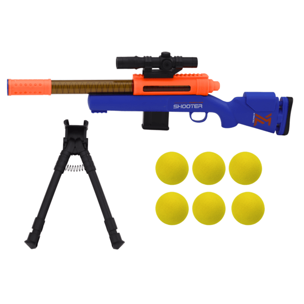 Large Rifle for Soft BBs, Telescope Stand, Blue 2