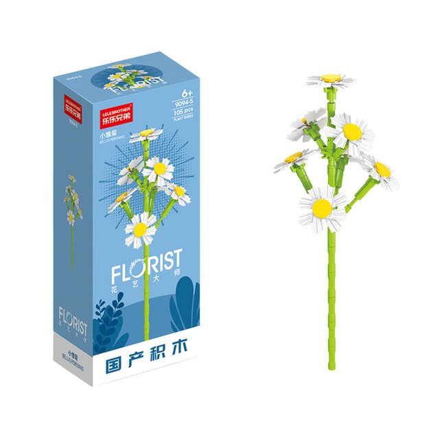 Construction Blocks Single Decorative Flower 56-245 pcs. 11