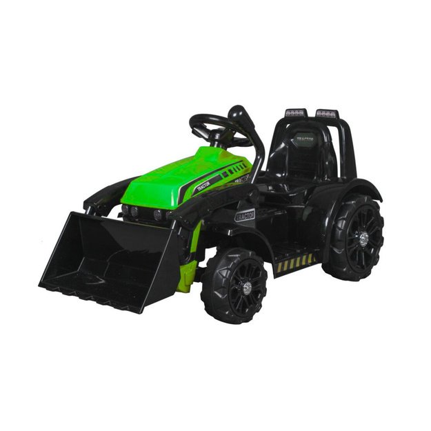 Elektrinis pasivažinėjimo traktorius ZP1001B žalias 5