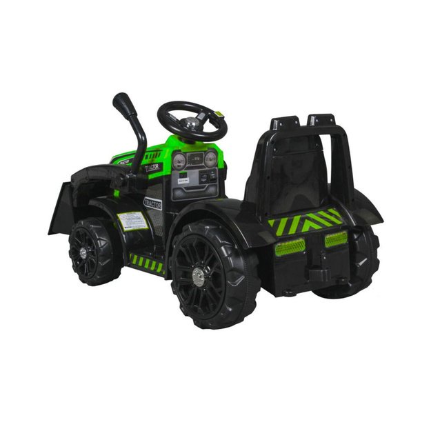 Elektrinis pasivažinėjimo traktorius ZP1001B žalias 9