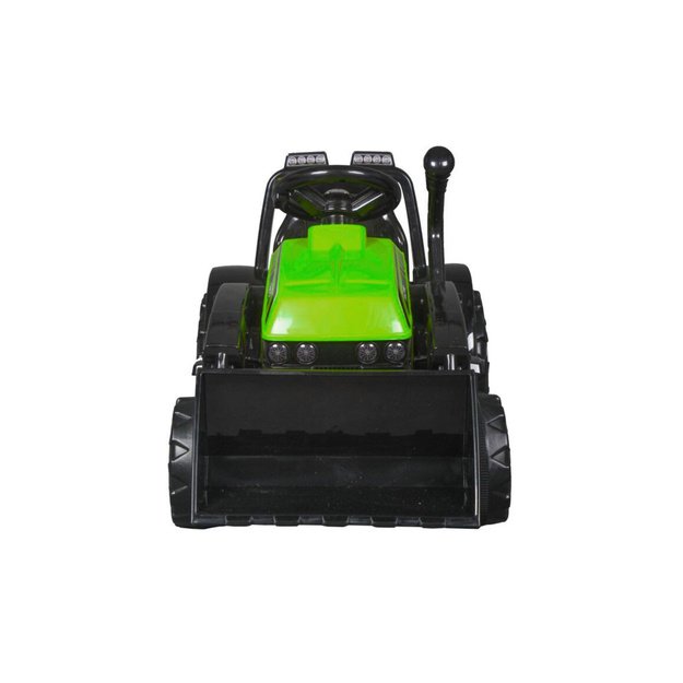 Elektrinis pasivažinėjimo traktorius ZP1001B žalias 6