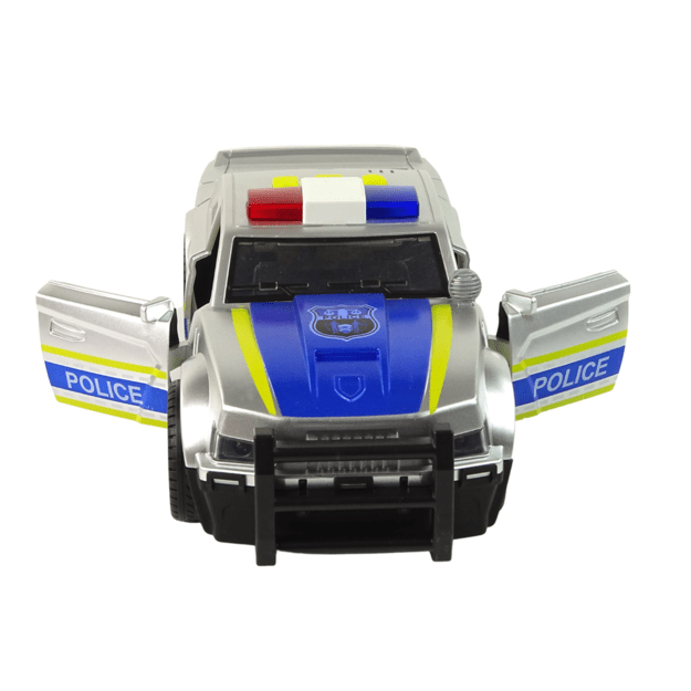Automobilis Policija 1:14 Šviesos garsai Sidabrinis