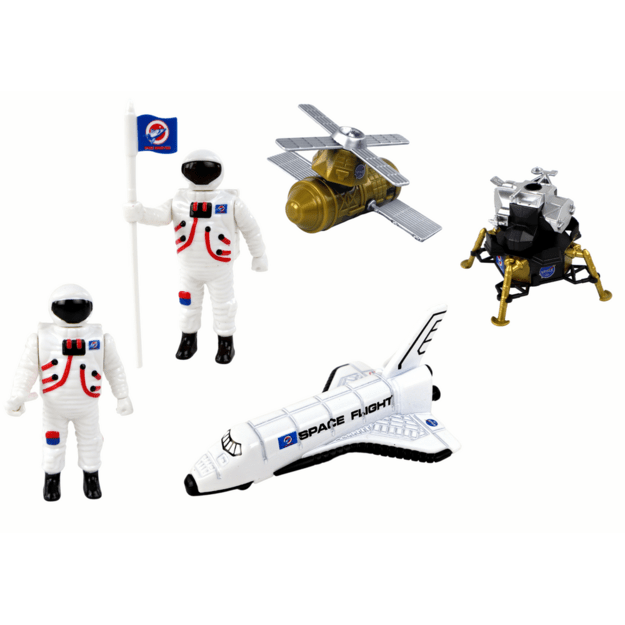 Set of Figures Space Truck Rocket 15 El.
