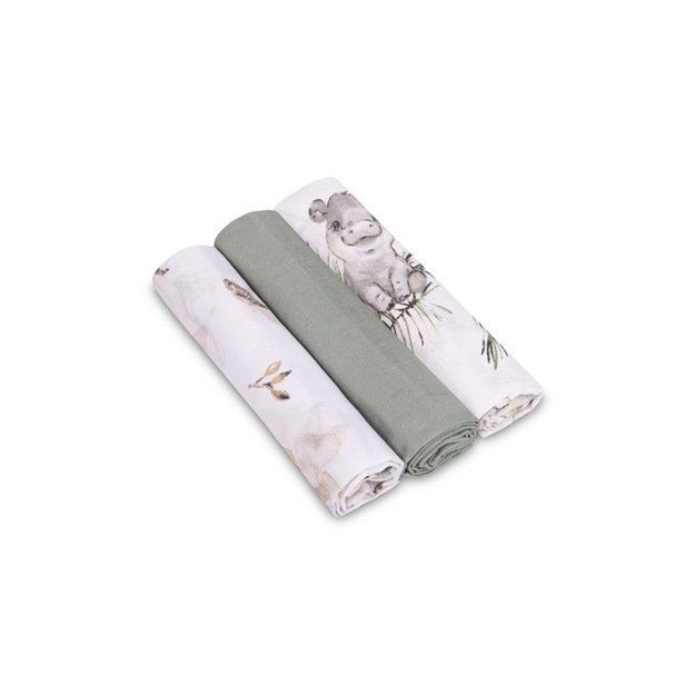 MUSLIN DIAPER 3-PACK 60X80 EG-0006