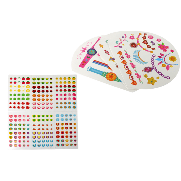 Beauty Set Suitcase With Accessories Rings Tattoos