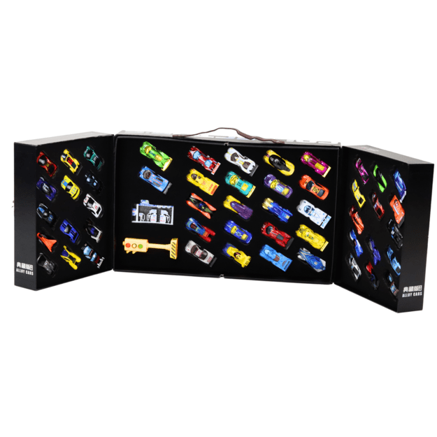 Set of springs in a suitcase for sports cars. Road signaling. Set of 50 pieces.