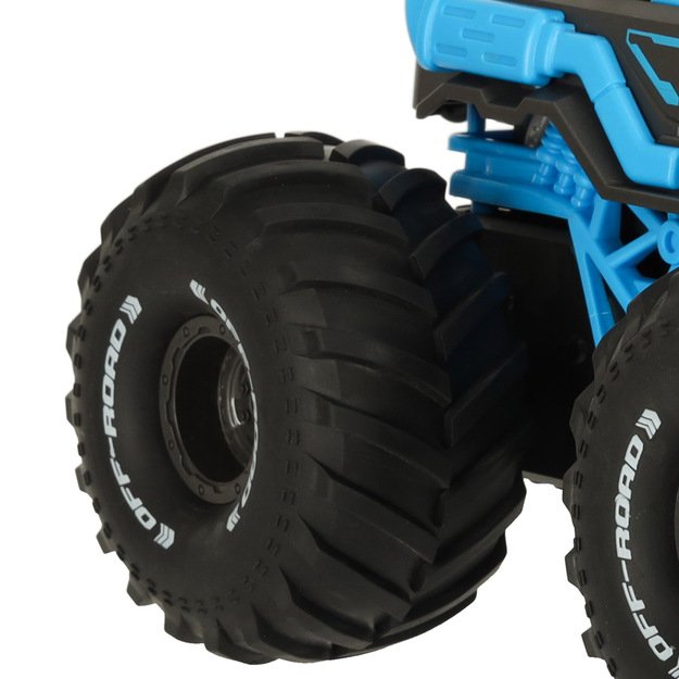 RC amfibija vandeniui atsparus automobilis, valdomas rankų gestais + 2 nuotolinio valdymo pulteliai mėlynos spalvos 7