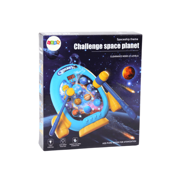 Arkadinis žaidimas Wac Mole Planetos Raketa 6 režimai Šviesos Garsai Dūmai 3