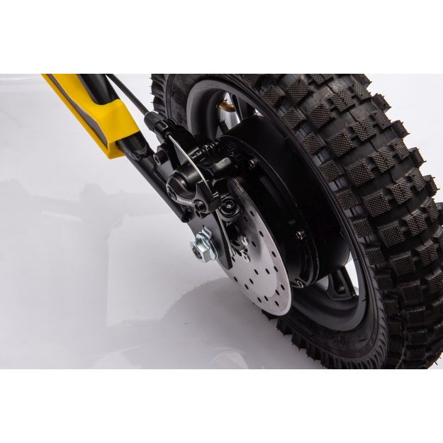 Akumuliatorinis motokroso dviratis A9901 Geltonas 3