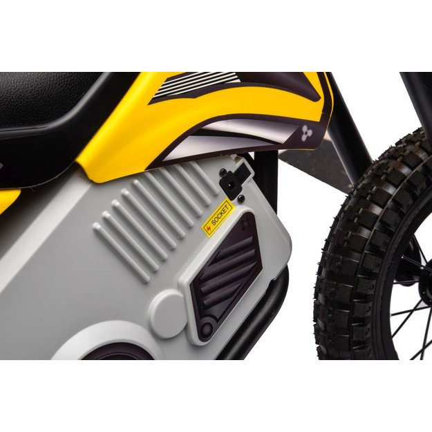 Akumuliatorinis motokroso dviratis A9901 Geltonas 34