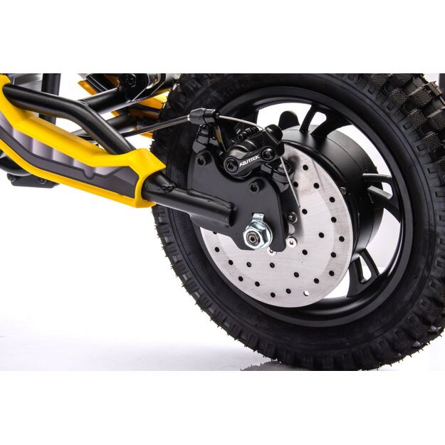 Akumuliatorinis motokroso dviratis A9901 Geltonas 27