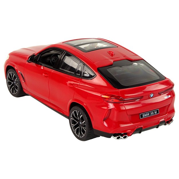 Car R/C Bmw X6 M 1:14 Rastar Red 2