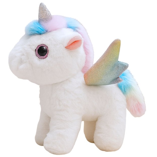 Unicorn Plush Interactive Moves Sounds White 21 cm 1