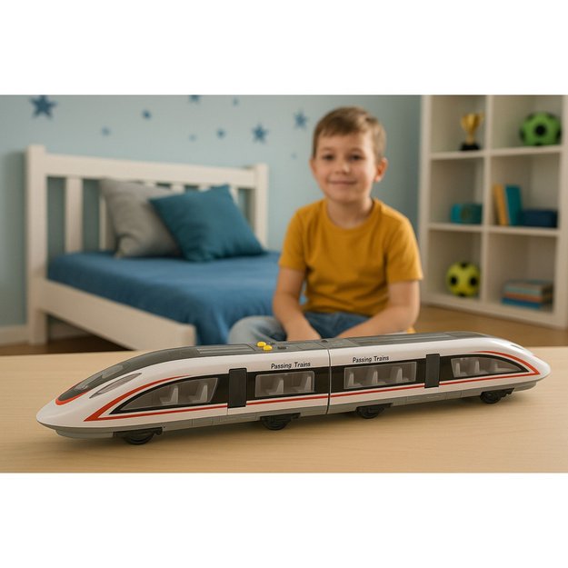 Express Passenger Train Opening Doors Lights Sounds 2