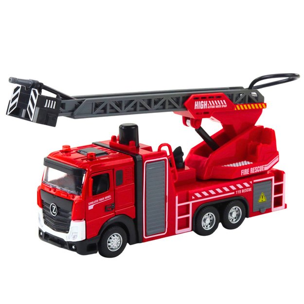 Fire Truck with Boom Hose Water Spray Lights Sounds 1