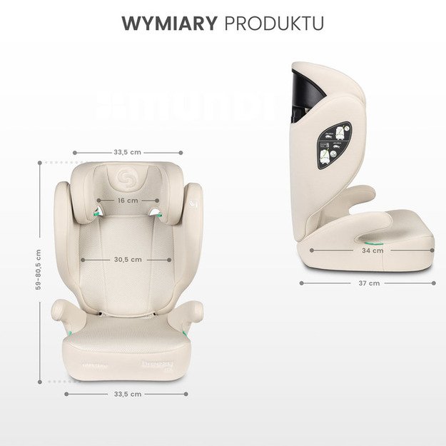 CAR SEAT BREEZY BLACK (100-150cm) 17