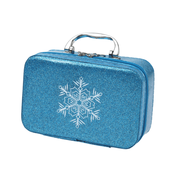 A set of cosmetics in a Crown Blue nail makeup case 3