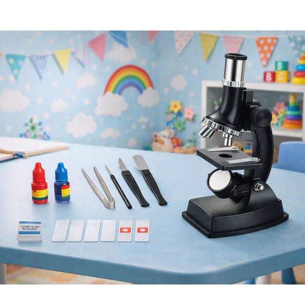 Educational Microscope For Kids Accessories Magnification 300x 3
