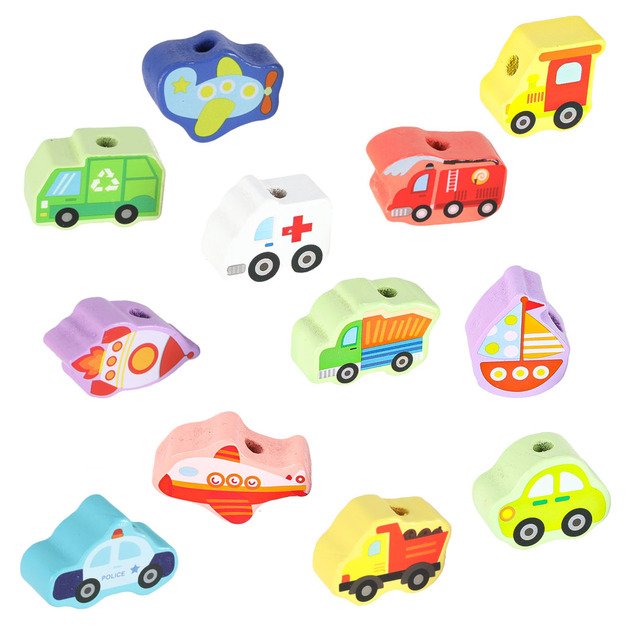 Mediniai blokeliai transporto priemonių kelio ženklams sriegti 2