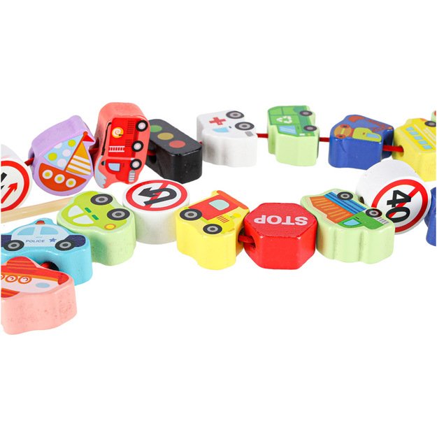 Mediniai blokeliai transporto priemonių kelio ženklams sriegti 7