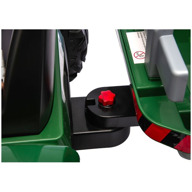 CH9959B Baterijomis varomas traktorius su priekaba, tamsiai žalias, 24 V 7